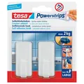 Produktbild: tesa Powerstrips Haken Large CLASSIC - Selbstklebender Wandhaken für Glas, Kache