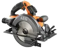 Produktbild: AEG 18 V PRO18V Brushless Akku-Handkreissäge BKS18BL2-0(Sägeblatt-Ø190 mm, Schnitttiefe 90°/45° 68/47,5 mm, werkzeuglose Einstellung, inkl. Sägeblatt,Parallelanschlag,o, Akku&Ladegerät) Schwarz/Orange
