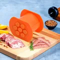 Produktbild: NIWWIN Cevapcici Presse, Cevapcici form, Hot Dog Maker,presse für cevapcici，Food -Grad Plastik, leicht zuzubereiten, leicht zu reinigen, muss für die Küche erforderlich sein. (Orange)
