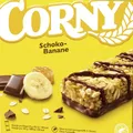 Produktbild: Corny Schoko Banane Müsliriegel mit Bananen und Milchschokolade 10x150g