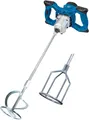 Produktbild: Scheppach Handrührwerk PM1400 | 1400W | 2-Gang-Getriebe mit variabler Drehzahl 570 / 760min1 | inkl. Mörtel 580mm und Farbquirl 590mm mit M14 Gewinde