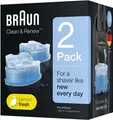 Produktbild: Braun Clean & Renew Reinigungskartuschen für elektrische Rasierer Herren 2 Stück