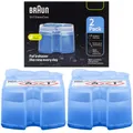 Produktbild: NEU Braun Reinigungskartuschen CCR2 2 Stück Rasierer Clean Renew Nachfüllset