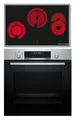 Produktbild: Bosch HBD672LS83 (HBG578BS3 + PKH845BB1D) Herdset groß AutoClean mit 80 cm