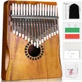 Produktbild: Newlam Kalimba Daumenklavier 17 Tasten Musikinstrument, Fingerklavier Instrument Klaviergeschenk für Kinder und Erwachsene Anfänger