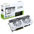 Produktbild: ASUS Dual GeForce RTX 4070 OC White Edition 12GB GDDR6X Gaming Grafikkarte (NVIDIA GeForce RTX4070 DLSS3, PCIe 4.0, 1x HMDI 2.1, 3X DisplayPort 1.4a, DUAL-RTX4070-O12G-WHITE) weiß