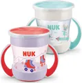 Produktbild: NUK Trinkflasche NUK Mini Magic Cup Rosa/Mint – 2er Pack (AMZ)