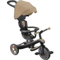 Produktbild: Globber Explorer Trike 4in1 Kinderwagen Dreirad und Laufrad 10/8,5 Zoll TPR-Sitz Höhenverstellbar Hellbraun