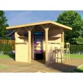 Produktbild: Weka Gartenlaube Holzlaube 657 Gr.1, 262x262 cm Set inkl. Rück- & Seitenwände