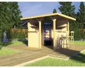 Produktbild: Pavillon weka Man Cave Freizeithütte mit Flachdach 218 x 218 cm