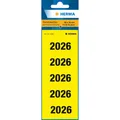 Produktbild: Herma Jahreszahlen 2026 für Ordner, 60 x 26 mm, gelb, permanent haftend
