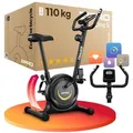 Produktbild: Zipro Heimtrainer Fahrrad One S Gold – Kompaktes Fitnessbike für Zuhause Leiser Hometrainer mit Pulsmessung, LCD Computer Tablethalter Design Ed... - Gold