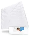 Produktbild: Third of Life Sommerbettdecke BLANCO, Luftige Schlafdecke mit Hygieneschutz für heiße Nächte, Füllung: silikonisierte Kunstfaser, Bezug: Superweiche Microfaser mit Peachskin-Veredelung, geeignet
