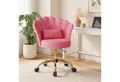 Produktbild: HawthyHome Bürostuhl Schreibtischstuhl mit Blütenrückenlehne, drehbar und höhenverstellbar (1 St), Samtbezug mit Kopfkissen, ergonomischer Stuhl