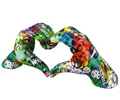 Produktbild: Casablanca by Gilde Dekoobjekt Herz Hände Graffiti – Street-Art Skulptur 29 cm, 37210, modernes Wohnaccessoire in Herzform