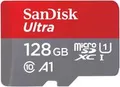 Produktbild: SanDisk 128GB Ultra microSDXC 140MBs+Adapt 2Pack (SDSQUAB-128G-GN6MT)