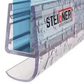 Produktbild: STEIGNER Duschdichtung, 50cm, Glasstärke 5/6/ 7/8 mm, Gerade PVC Ersatzdichtung für Dusche, UK15