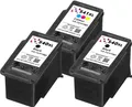 Produktbild: 3x Tintenpatrone Kompatibel für Canon Pixma MX530 PG540XL Schwarz CL541XL Farbe