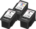 Produktbild: 2x PG540XL Schwarz CL541XL Farbe Wiederaufbereitetes Tintenpatronen Canon MG3500