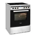 Produktbild: Exquisit Standherd EHI 60-3.1 Inox | Elektro-Standherd | Induktion-Kochfeld | 65 Liter Garraum | edelstahl