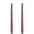 Produktbild: Uyuni LED Tafelkerze 25cm Brown 2 Stück