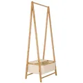 Produktbild: LUMALAND Kleiderständer aus Bambus - 159 x 60 x 45 cm - Beige