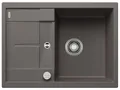 Produktbild: BLANCO METRA 45 S Compact | Granitspüle aus SILGRANIT vulkangrau | Einbauart: Einbau von Oben | reversibel | für 45 cm breite Unterschränke | Großes Becken | Reinigungsfreundlich | [68x50x20 cm]