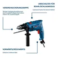 Produktbild: Bosch Professional Schlagbohrmaschine GSB 600 (600-W-Motor, Bohren bis 13 mm in