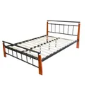 Produktbild: Metallbett Doppelbett Ehebett 160x200 Gäste Bett Gestell Lattenrost Homestyle4u