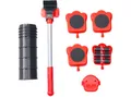 Produktbild: shop'n smile ideoon Möbelrolle Möbelroller Transport Set Möbelheber&Rollen Transportrollen Schwerlast, 360° Rollen & Verlängerungen für Schwerlast bis 150 kg/aus Eisen & ABS
