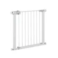 Produktbild: Safety 1st Easy Close Metal Gate, Treppenschutzgitter ohne Bohren, 73–80 cm (bis 108 cm erweiterbar), leicht schließbares Türschutzgitter, mit 1 Hand öffnen, kein Bohren, Zweifachsicherung, Weiß
