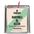 Produktbild: Schrader Hartholzöl dunkel für Außenbereich - Effektiver Schutz & Pflege für Hölzer im Freien, Holz Öl und Möbelpflege, Hartholz Öl, Holzpflege, Imprägnier Mittel & Holzschutz - 2500ml Made in Germany