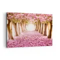 Produktbild: Wandbilder 120x80cm Leinwandbild Baum Blumen Kirsche Natur XXL Bilder Wanddeko