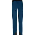 Produktbild: Bergson Outdoorhose BRYNE COMFORT (slim) Damen Winter Softshellhose, mit warmem Innenfleece & elastischem Gesä blau lang | 80