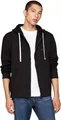 Produktbild: Tommy Hilfiger Herren Hoodie mit Reißverschluss Essential Fleece Zip Through mit Taschen, Schwarz (Black), M