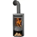 Produktbild: Justus | Kaminofen | Usedom 5 D | 5,5 kW | Stahl Gussgrau, Speckstein