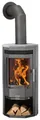 Produktbild: Justus | Kaminofen | Usedom 5 D | 5,5 kW | Stahl Gussgrau, Speckstein