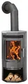 Produktbild: Justus 6530 22 Usedom 5D Kaminofen Stahl Gussgrau/Speckstein/A