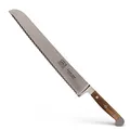Produktbild: GÜDE Solingen - Brotmesser Linkshänder geschmiedet, 32 cm, Fasseichenholz, ALPHA FASSEICHE, Doppelkropf, Handmade Germany