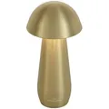 Produktbild: MODENA Akku-Tischleute - Pilzlampe 16 cm gold gebürstet
