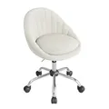Produktbild: WOLTU Homeoffice Stuhl, Schminkstuhl, Schreibtischstuhl Beige, Samt