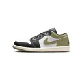 Produktbild: Air Jordan 1 Low Herrenschuhe (Black/Medium Olive/White), Schwarz/Medium Olive/Weiß, 43 EU