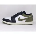 Produktbild: Nike Air Jordan 1 Low 'Olive Green' Black Sneaker Herren  553558-092 Größe 43