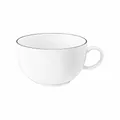 Produktbild: Seltmann Weiden Lido Milchkaffeetasse Kaffeetasse Kaffee Tasse Black Line 400 ml