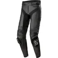 Produktbild: Alpinestars Herren Motorrad Hose Gr 56 kurz Missile v3 Lederhose schwarz-schwarz