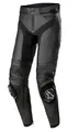 Produktbild: Alpinestars Missile V3 Motorrad Leder Stiefelhose Gr. 56 KURZ - Schwarz-Schwarz