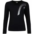 Produktbild: Head Langarmshirt Club Linda (Baumwollmix) schwarz Damen schwarz XXL