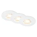 Produktbild: BRILONER KULANA MINI LED Einbaustrahler Bad, 3er Set, IP44 Spritzwasserschutz, F