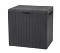 Produktbild: Gartenkiste aus Kunststoff, 113 l, schwarz