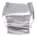 Produktbild: DEWIN Adult Windelhose Waschbar,Erwachsenen Windel New Adult Waschbar Adjuatable Incontinent Care Tuch Windel, Breathable Windelhosen (Farbe: Grau)